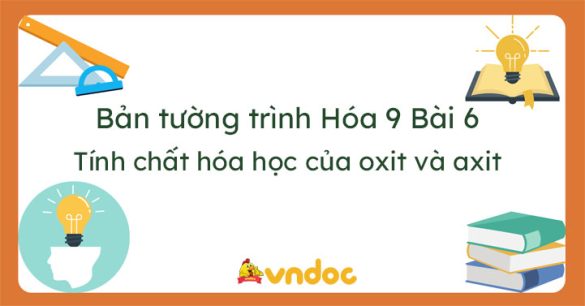 Bản tường trình hóa học 9 bài 6