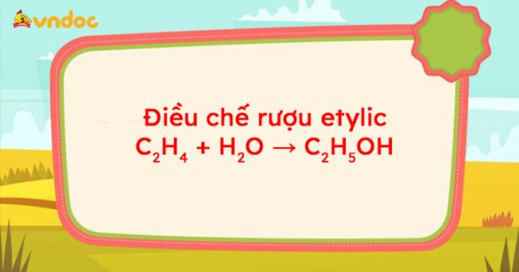 C2H4 + H2O → C2H5OH