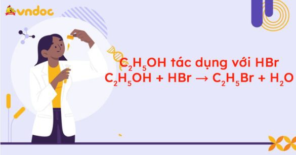 C2H5OH + HBr → C2H5Br + H2O