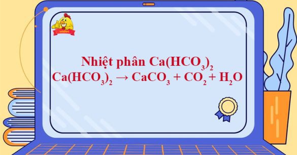 Ca(HCO3)2 → CaCO3 + CO2 + H2O