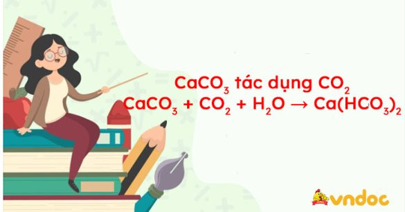 CaCO3 + CO2 + H2O → Ca(HCO3)2