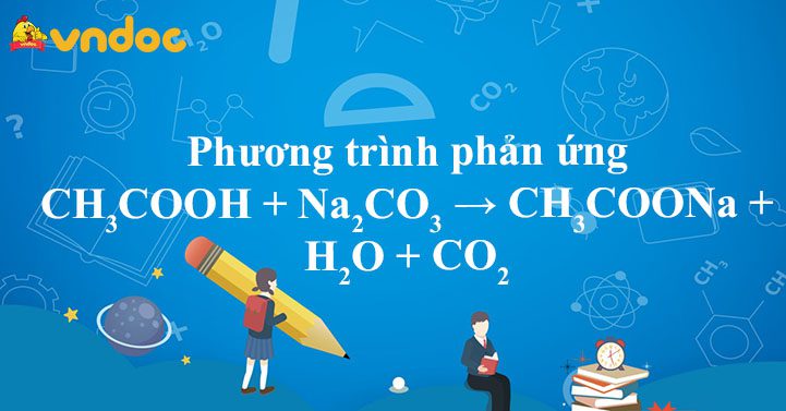 CH3COOH + Na2CO3 → CH3COONa + H2O + CO2 | Tailieuviet.vn
