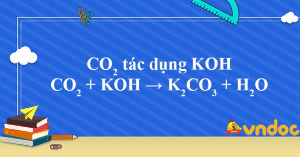 CO2 + KOH → K2CO3 + H2O