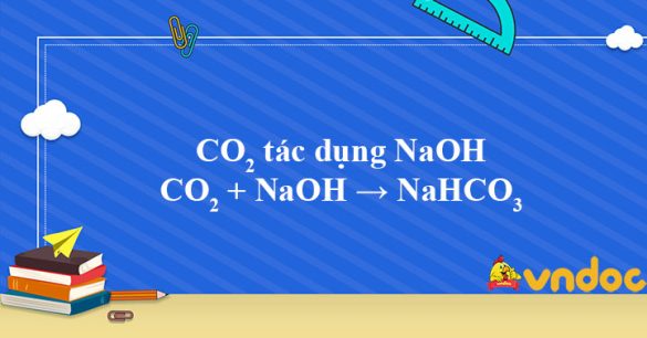 CO2 + NaOH → NaHCO3