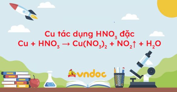 Cu + HNO3 → Cu(NO3)2 + NO2 + H2O