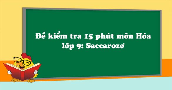 Đề kiểm tra 15 phút Hóa học lớp 9 bài 51