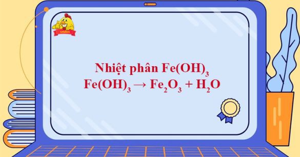 Fe(OH)3 → Fe2O3 + H2O