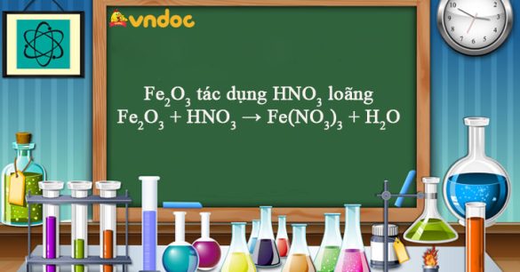 Fe2O3 + HNO3 → Fe(NO3)3 + H2O