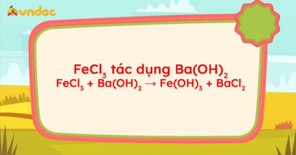 FeCl3 + Ba(OH)2 → Fe(OH)3 + BaCl2