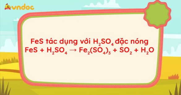 FeS + H2SO4 → Fe2(SO4)3 + SO2 + H2O