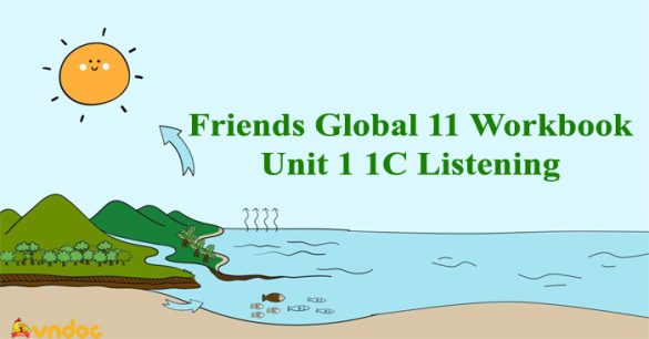 Friends Global 11 Workbook Unit 1 1C Listening