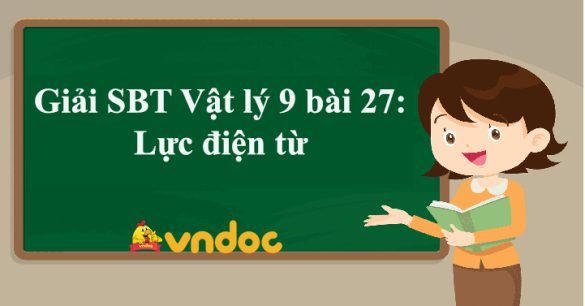 Giải SBT Vật lý 9 bài 27: Lực điện từ