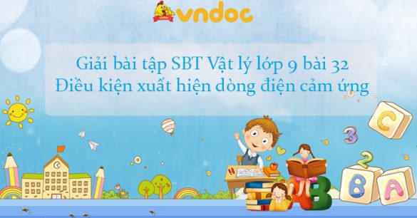 Giải SBT Lý 9 bài 32: Điều kiện xuất hiện dòng điện cảm ứng