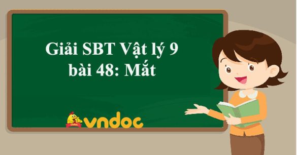 Giải SBT Vật lý 9 bài 48: Mắt