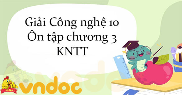 Giải Công nghệ 10 Ôn tập chương 3 KNTT