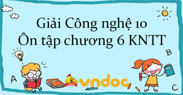 Giải Công nghệ 10 Ôn tập chương 6 KNTT