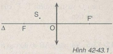 Giải bài tập SBT Vật lý lớp 9 bài 42 - 43: Thấu kính hội tụ - Ảnh của một vật tạo bởi thấu kính hội tụ