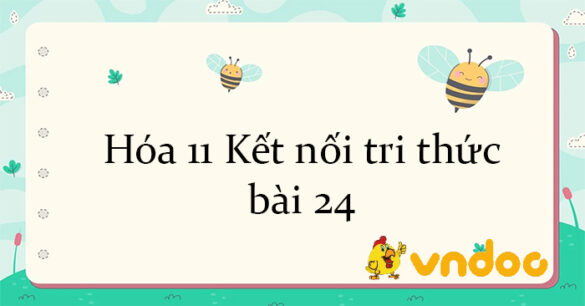 Hóa 11 Kết nối tri thức bài 24