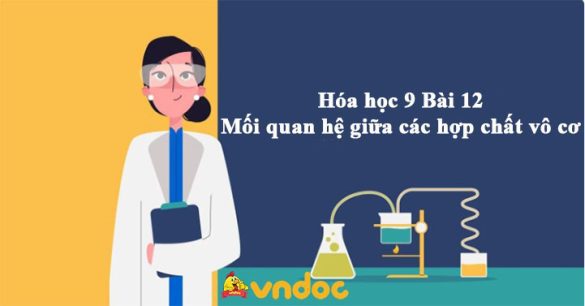 Hóa học 9 Bài 12: Mối quan hệ giữa các hợp chất vô cơ