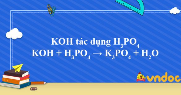 KOH + H3PO4 → K3PO4 + H2O