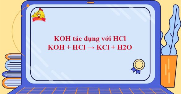 KOH + HCl → KCl + H2O