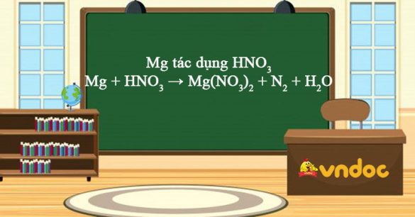 Mg + HNO3 → Mg(NO3)2 + N2 + H2O