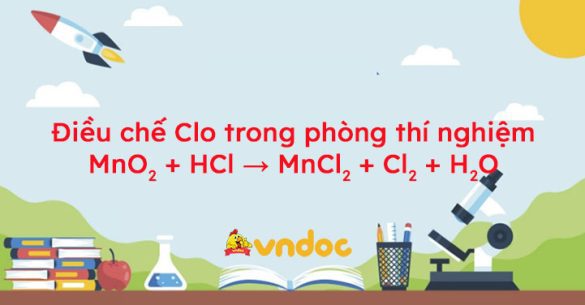 MnO2 + HCl → MnCl2 + Cl2 + H2O