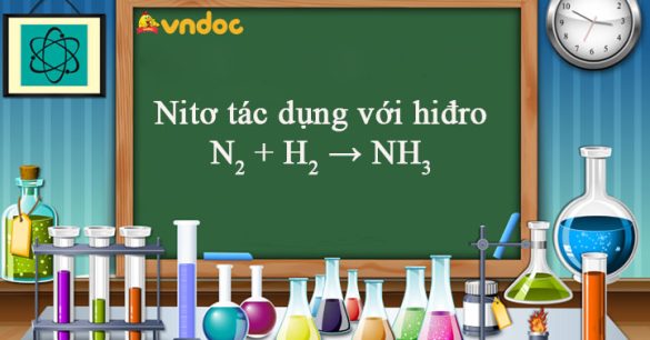 N2 + H2 → NH3