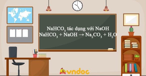 NaHCO3 + NaOH → Na2CO3 + H2O