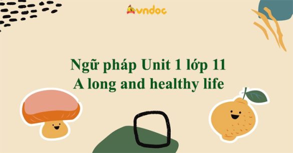 Ngữ pháp Unit 1 lớp 11 A long and healthy life