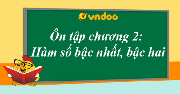 Trắc nghiệm ôn tập chương 2: Hàm số bậc nhất, bậc hai môn Toán lớp 10