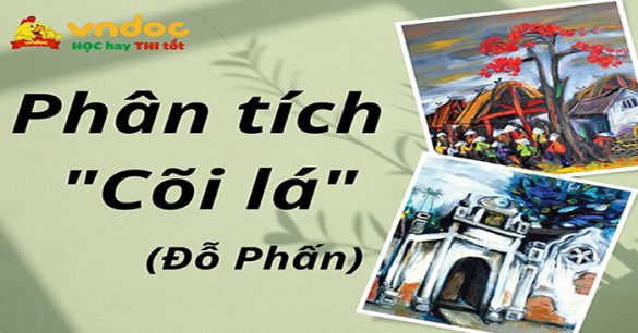 Phân tích tản văn "Cõi lá" - Đỗ Phấn