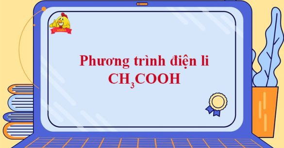 Phương trình điện li CH3COOH