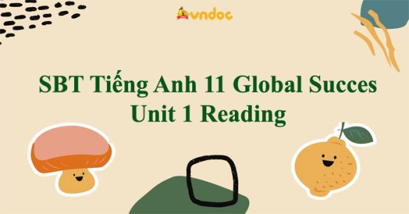 Sách bài tập Tiếng Anh 11 Global Success Unit 1 Reading