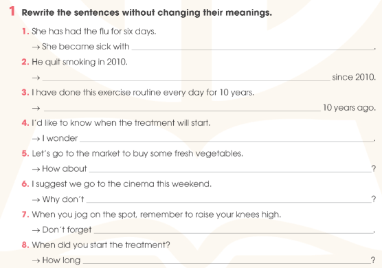 Sách bài tập Tiếng Anh 11 Global Success Unit 1 Writing