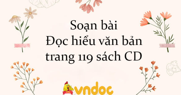 Soạn bài Đọc hiểu văn bản trang 119 sách CD