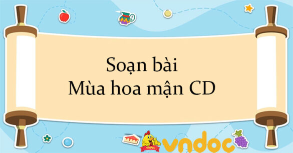 Soạn bài Mùa hoa mận CD