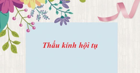 Thấu kính phân kì