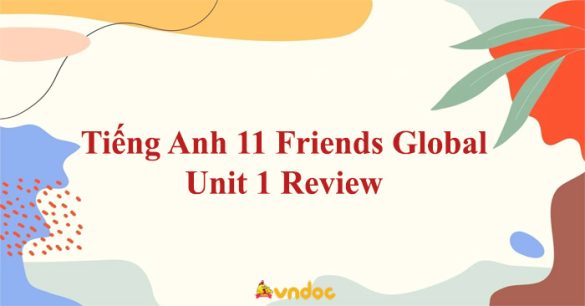 Tiếng Anh 11 Friends Global Unit 1 Review