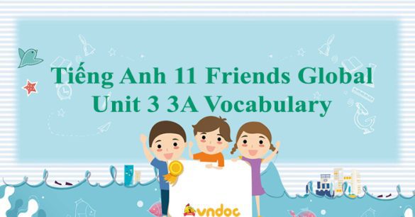 Tiếng Anh 11 Friends Global Unit 3 3A Vocabulary