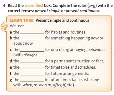 Tiếng Anh 11 Friends Global Unit Introduction IB Grammar