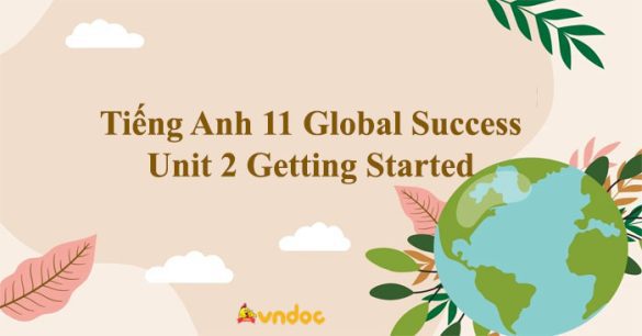 Tiếng Anh 11 Global Success Unit 2 Getting Started