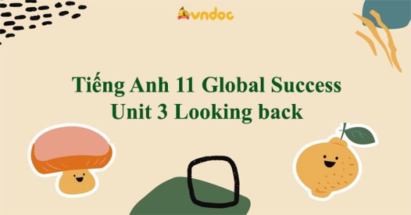 Tiếng Anh 11 Global Success Unit 3 Looking back