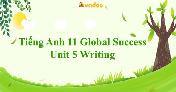 Tiếng Anh 11 Global Success Unit 5 Writing