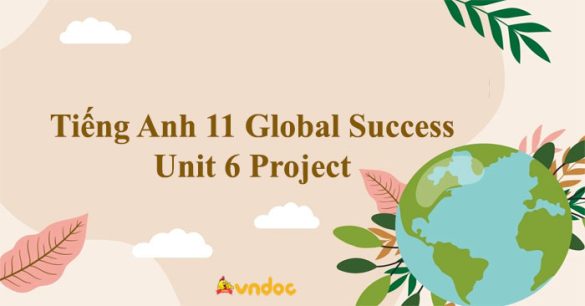 Tiếng Anh 11 Global Success Unit 6 Project