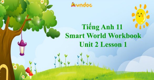 Tiếng Anh 11 i-Learn Smart World Workbook Unit 2 Lesson 1