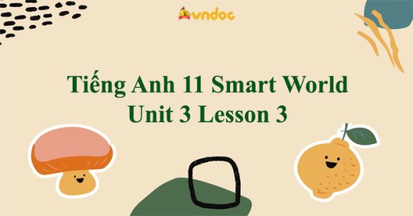 Tiếng Anh 11 Smart World Unit 3 Lesson 3