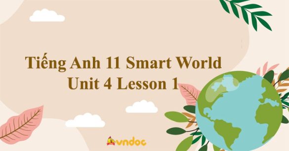 Tiếng Anh 11 Smart World Unit 4 Lesson 1