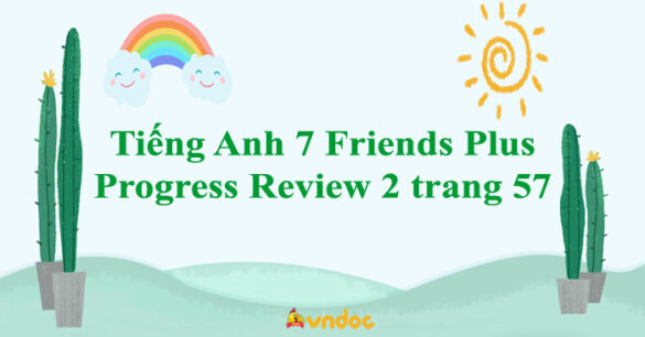 Tiếng Anh 7 Friends Plus Progress Review 2 trang 57