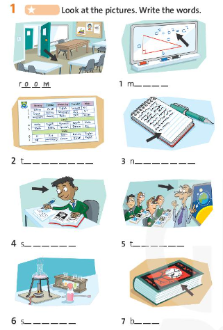 Tiếng Anh 7 Friends Plus Workbook Starter Unit Vocabulary trang 6